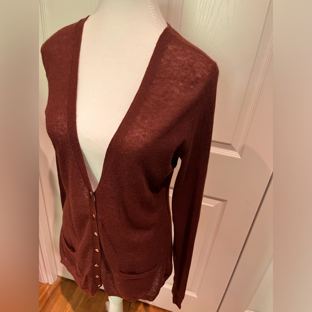 Banana Republic Fine Italian Yarn Alpaca / Wool Blend Cardigan, Size Medium